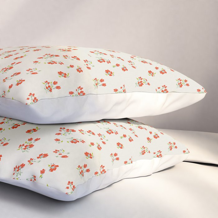VINTAGE FLORAL Pillow Sham Gallery Image 3