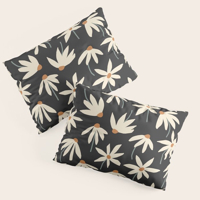 Drifting Daisies - night Pillow Sham Gallery Image 1