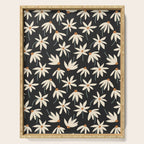 Drifting Daisies - night Serving Tray Gallery Image 1