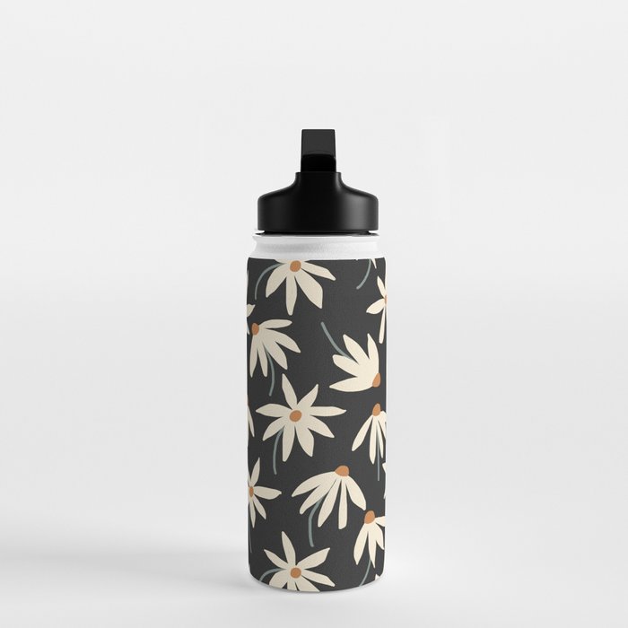 Drifting Daisies - night Water Bottle Gallery Image 3