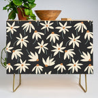 Drifting Daisies - night Credenza Gallery Image 1