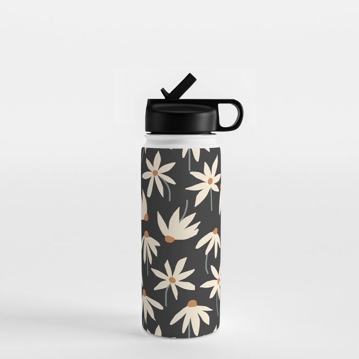 Drifting Daisies - night Water Bottle Gallery Image 1