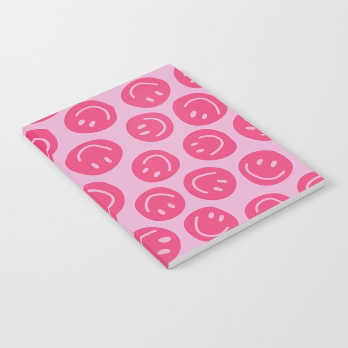 Hot Pink Smiley Faces Notebook Gallery Image 2