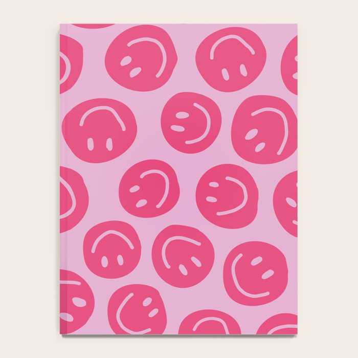 Hot Pink Smiley Faces Notebook Gallery Image 4