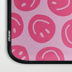 Hot Pink Smiley Faces Laptop Sleeve Gallery Image 3