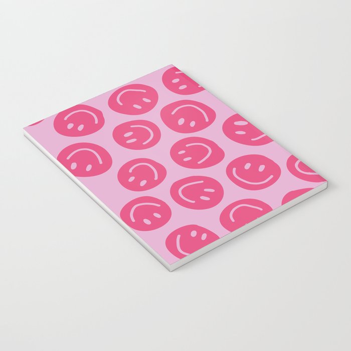 Hot Pink Smiley Faces Notebook Gallery Image 3