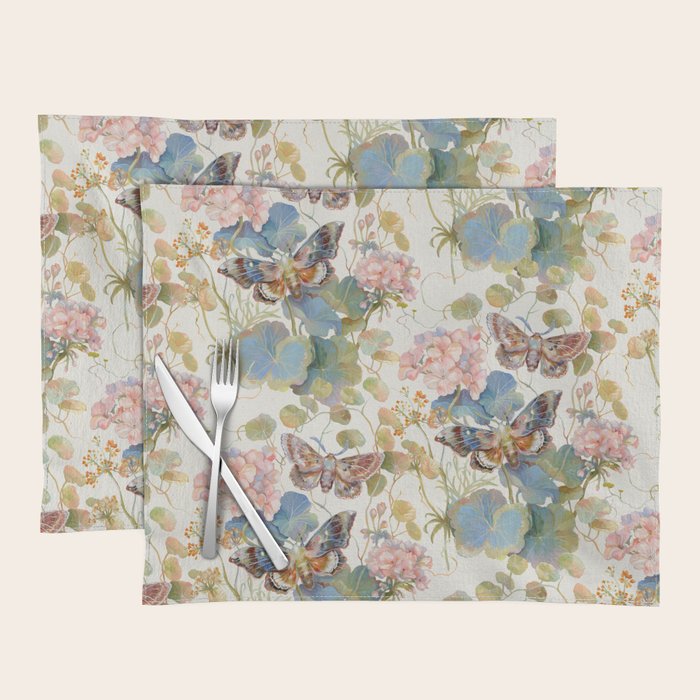 Geranium Moths Placemat Gallery Image 1
