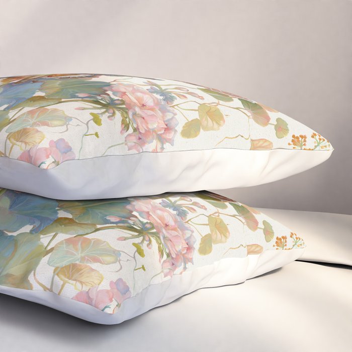 Geranium Moths Pillow Sham Gallery Image 3