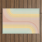 Gradient Curvature II Outdoor Rug Gallery Image 1