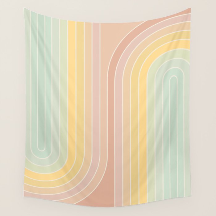 Gradient Curvature II Wall Tapestry Gallery Image 4