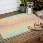 Gradient Curvature II Outdoor Rug Gallery Image 2