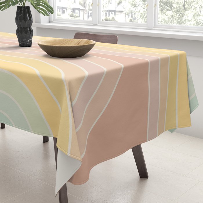 Gradient Curvature II Tablecloth Gallery Image 3