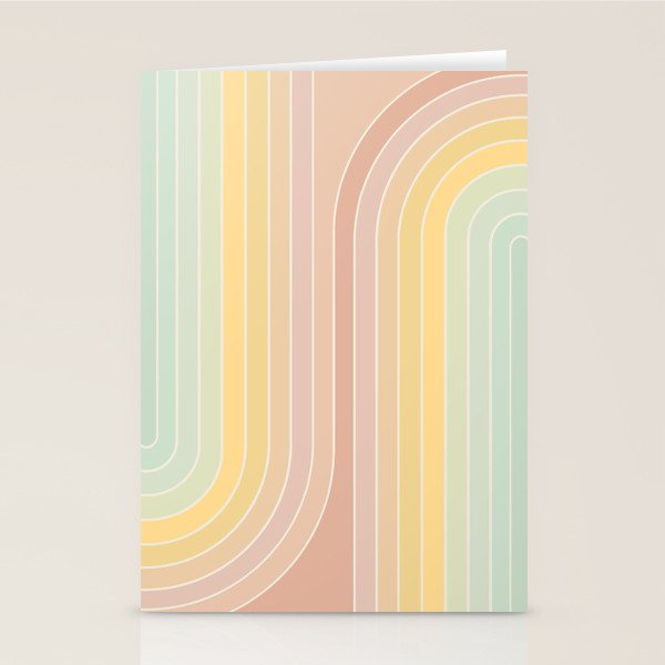 Gradient Curvature II Stationery Card Gallery Image 2