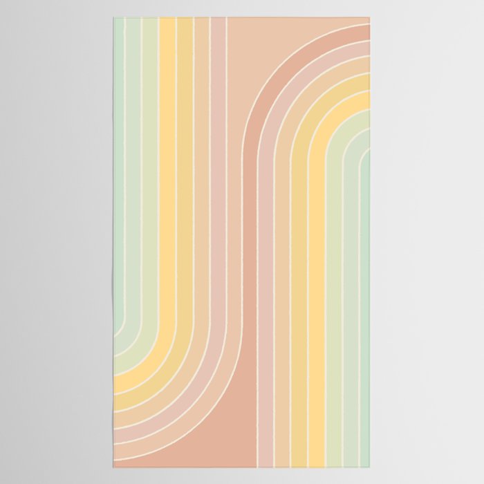 Gradient Curvature II Tablecloth Gallery Image 2