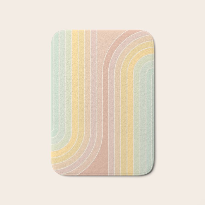Gradient Curvature II Bath Mat Gallery Image 1