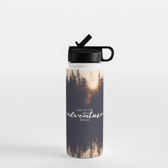 And So the Adventure Begins II Water Bottle Gallery Image 1