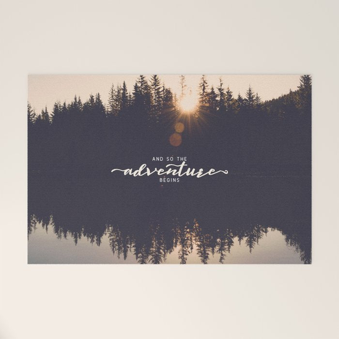 And So the Adventure Begins II Welcome Mat Gallery Image 1