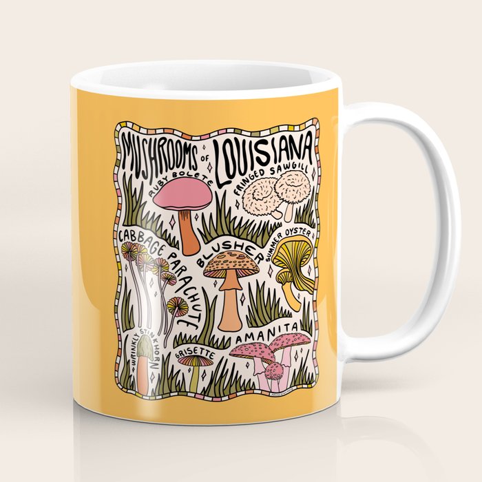 Mushrooms of Louisiana Coffee Mug Gallery Image 1