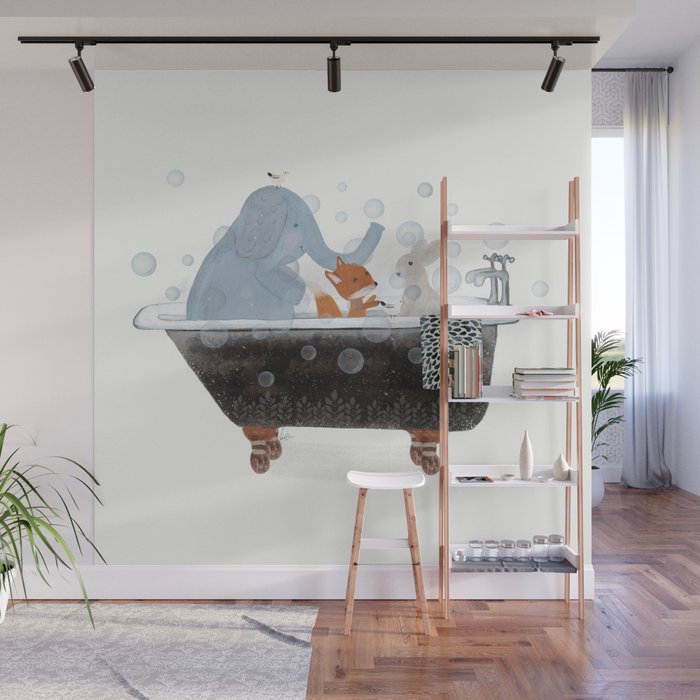 little bath time Wall Mural Gallery Image 1