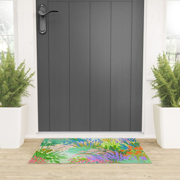 Flower Garden Welcome Mat Gallery Image 3