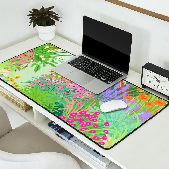 Flower Garden Desk Mat Gallery Image 2