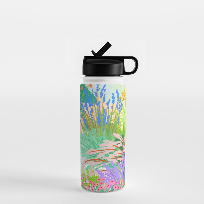 Flower Garden Water Bottle Gallery Image 1
