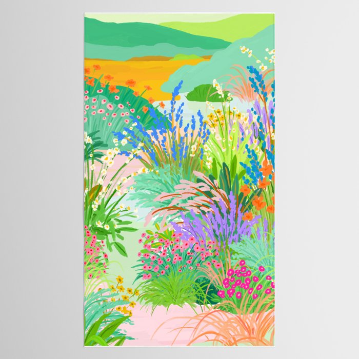 Flower Garden Tablecloth Gallery Image 2