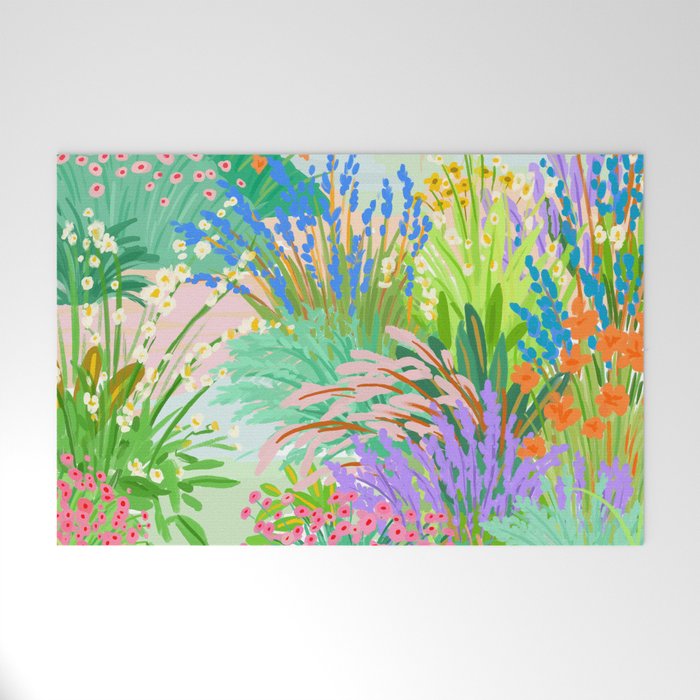 Flower Garden Welcome Mat Gallery Image 1