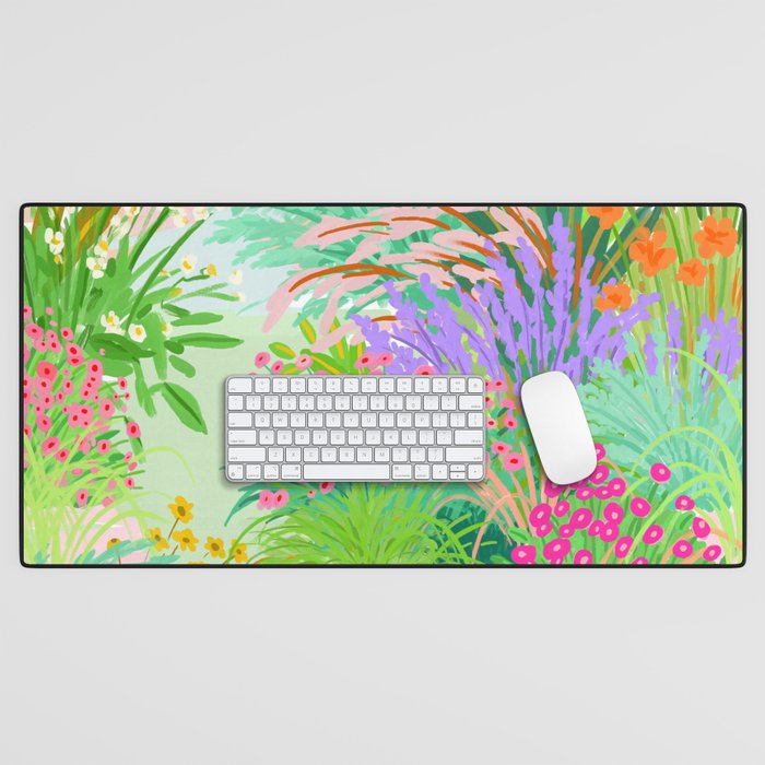 Flower Garden Desk Mat Gallery Image 1