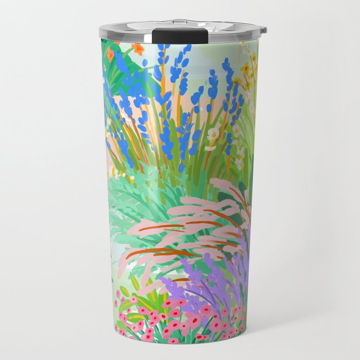 Flower Garden Travel Mug Gallery Image 1