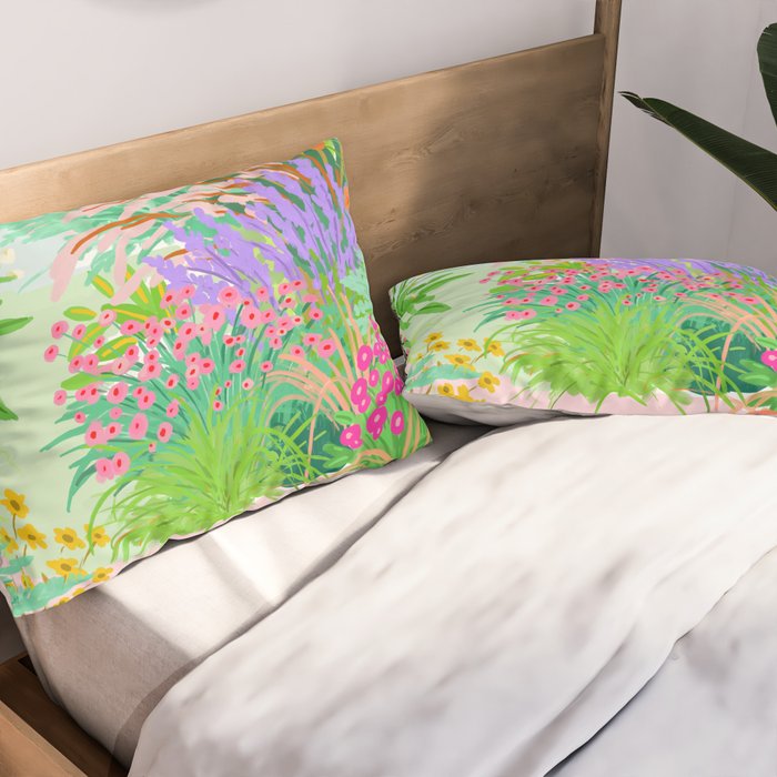 Flower Garden Pillow Sham Gallery Image 2