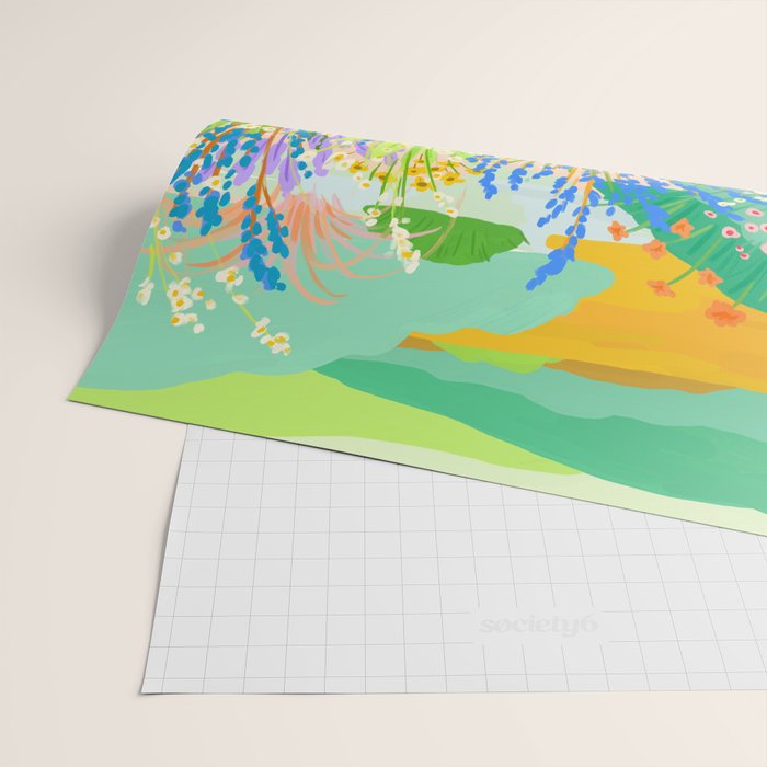 Flower Garden Wrapping Paper Gallery Image 2