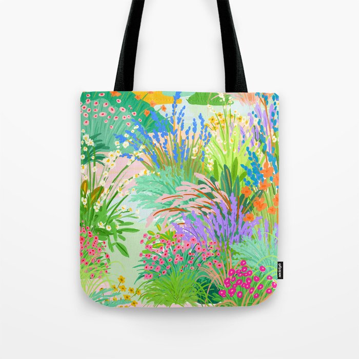 Flower Garden Tote Bag Gallery Image 1