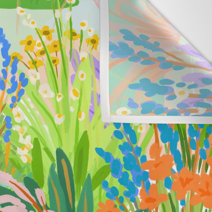 Flower Garden Wall Tapestry Gallery Image 3