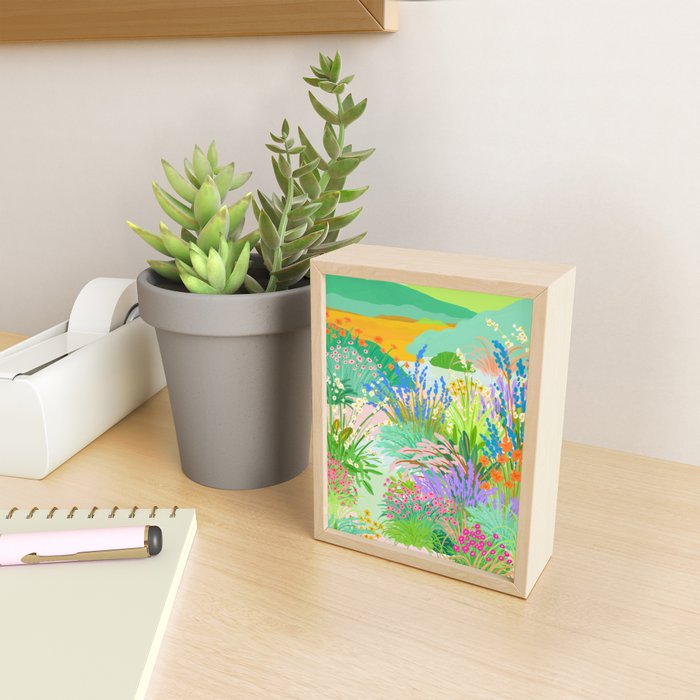 Flower Garden Mini Art Print Gallery Image 2