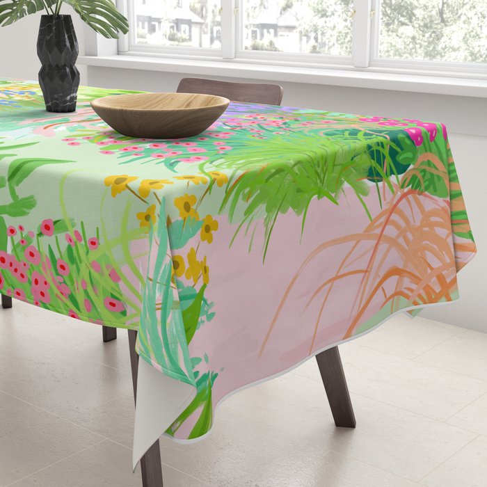 Flower Garden Tablecloth Gallery Image 3