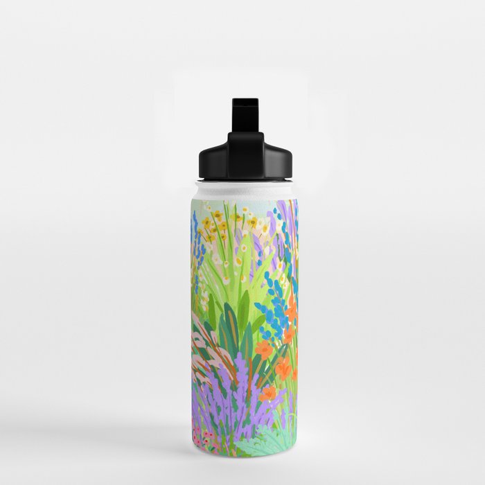 Flower Garden Water Bottle Gallery Image 2
