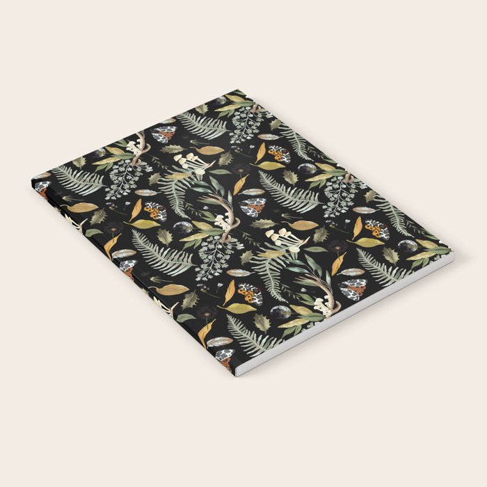 Moths Mystical Woodland D Notebook