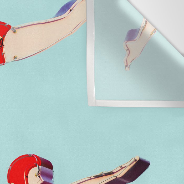 Swimmer Girls Wall Tapestry Gallery Image 3