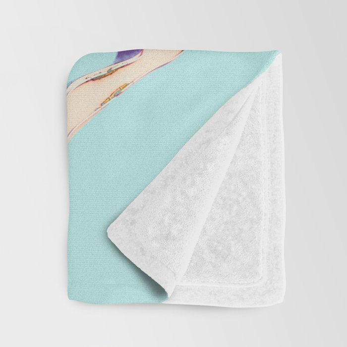 Swimmer Girls Throw Blanket Gallery Image 3