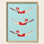 Swimmer Girls Serving Tray Gallery Image 1