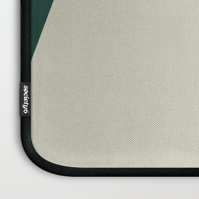 mid mod geometry green teal nature 3 Laptop Sleeve Gallery Image 3