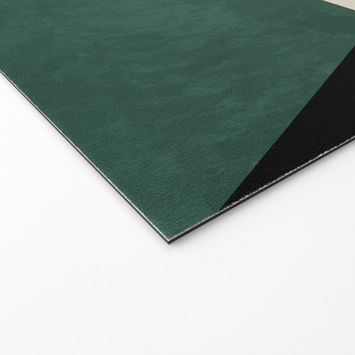 mid mod geometry green teal nature 3 Welcome Mat Gallery Image 2