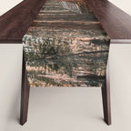 Log Cabin in the Forest Table Runner Gallery Image 1