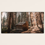 Log Cabin in the Forest Desk Mat Gallery Image 3