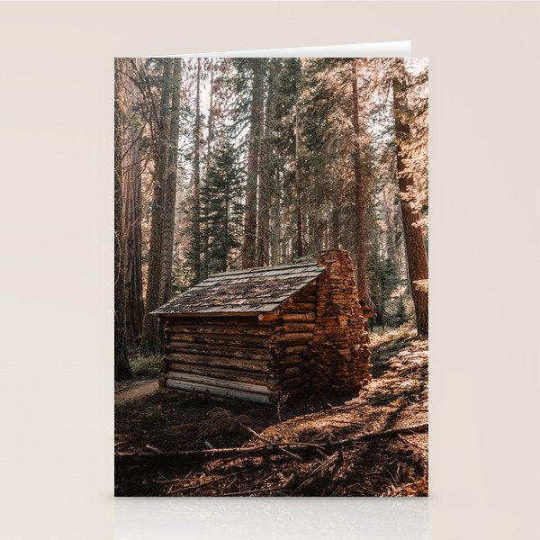 Log Cabin in the Forest Stationery Card Gallery Image 2
