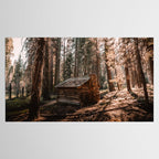 Log Cabin in the Forest Tablecloth Gallery Image 2