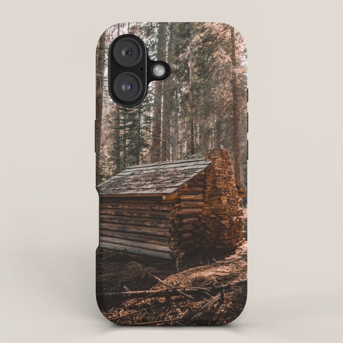 Log Cabin in the Forest iPhone Case Gallery Image 1