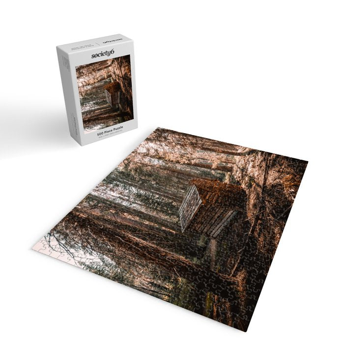 Log Cabin in the Forest Jigsaw Puzzle Gallery Image 2