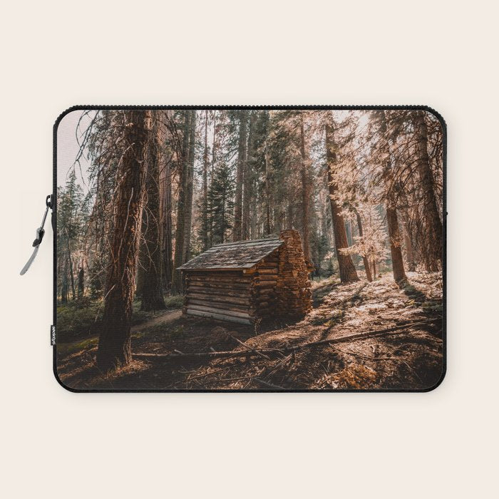 Log Cabin in the Forest Laptop Sleeve Gallery Image 1